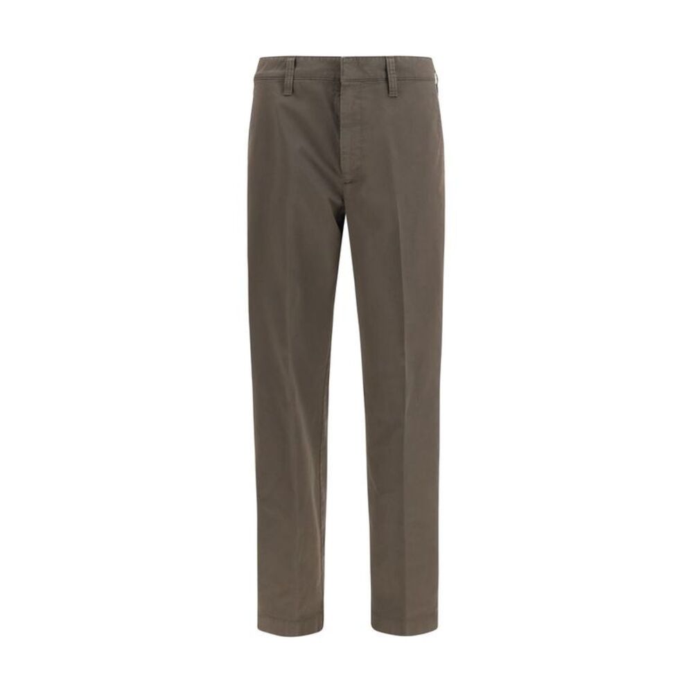 Prada Brown Cotton Cargo Men's Pants